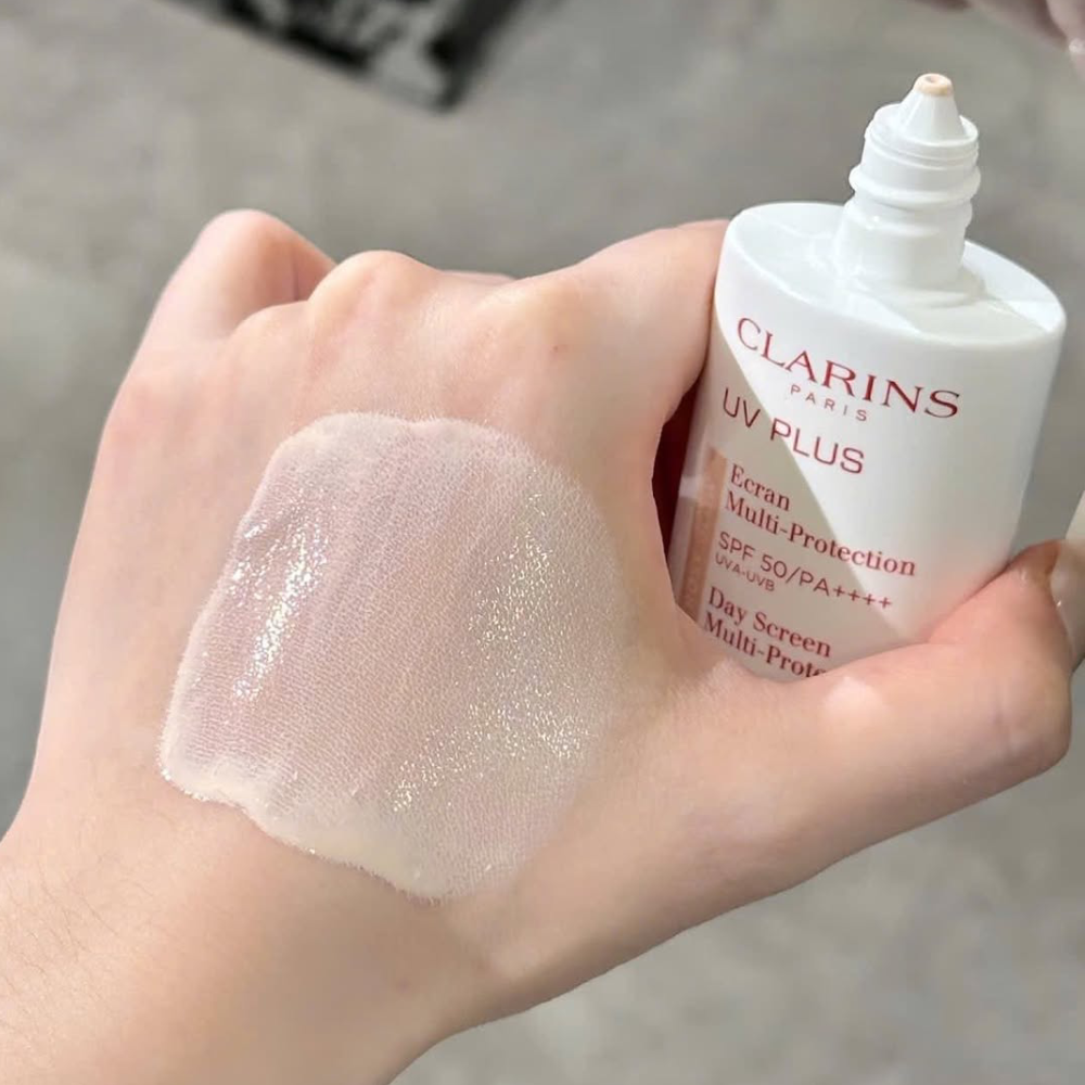 Clarins UV Plus Anti-Pollution Ecran Multi-Protection SPF 50/PA++++ 10ml #rosy glow ,Clarins UV Plus Anti-Pollution Ecran Multi-Protection SPF ราคา , Clarins UV Plus Anti-Pollution Ecran Multi-Protection SPF รีวิว 